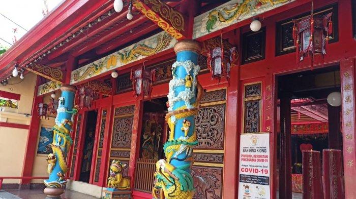 Klenteng Ban Hin Kiong di Jalan DI Panjaitan, Kota Manado, Sulawesi Utara, Senin (2/11/2020), adalah tanda bahwa etnis Tionghoa telah lama berada di Manado.