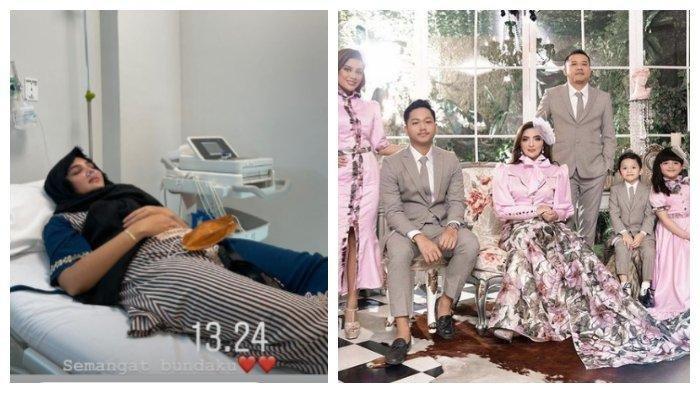Kolase foto kondisi Ashanty dan keluarga Anang Hermansyah