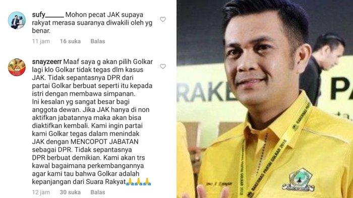 komentar netizen di akun instagram Golkar