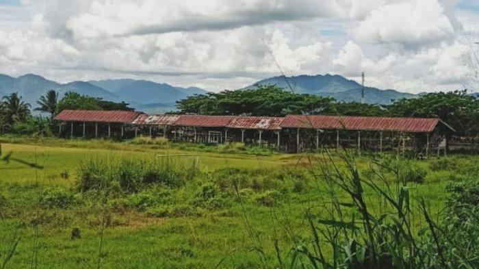 Kondisi Gelanggang Olahraga (Gelora) Ambang saat ini.