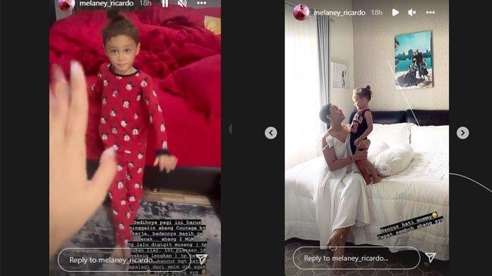 Melaney Ricardo kabarkan anak bungsunya dilarikan ke rumah sakit akibat digigit musang