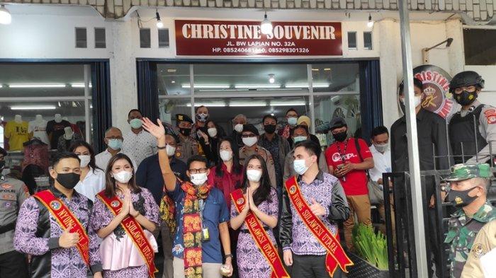 Menteri Pariwisata Ekonomi Kreatif, Sandiaga Uno berkunjung ke Sulut untuk meninjau pembangunan KEK Pariwisata Likupang, Jumat (05/03/2021).
