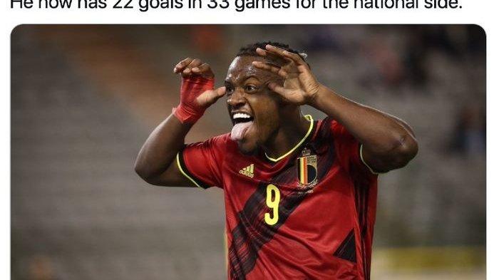 Michy Batshuayi mencetak gol pada babak kualifikasi Piala Dunia melawan Belarusia, Selasa (29/3/2021) waktu setempat atau Rabu pukul 01.45 WIB.
