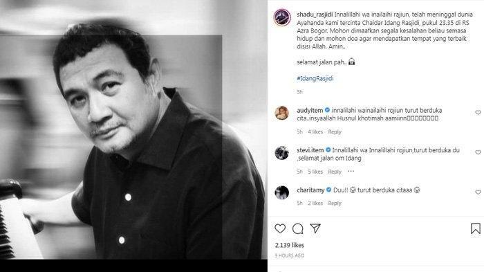 Musisi Idang Rasjidi meninggal.