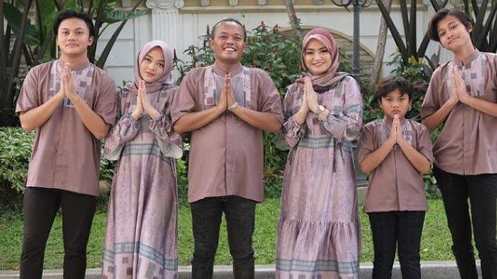 Nathalie Holscher bersama Sule dan keluarga