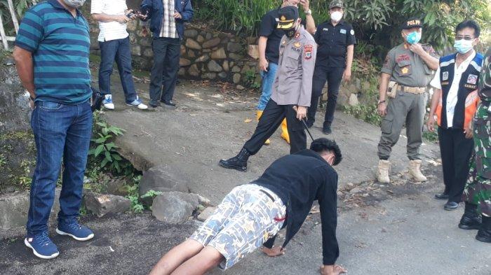 pelaksanaan Operasi Yustisi yang dilaksanakan ke para penambang ilegal di Kelurahan Pinasungkulan Kecamatan Ranowulu Kota Bitung beberapa waktu lalu.