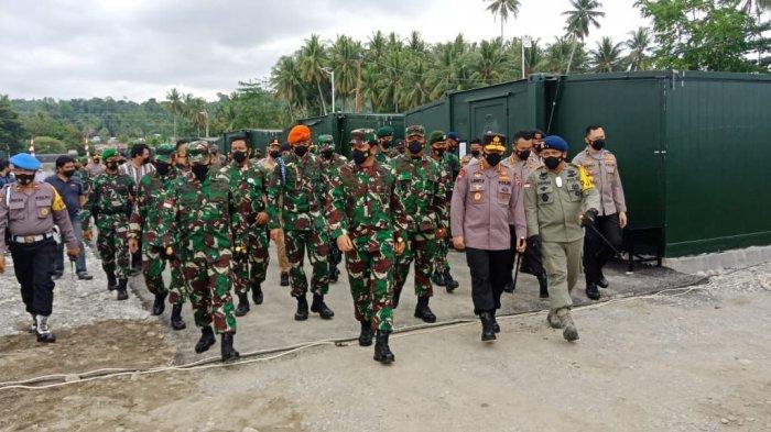 Panglima TNI dan Kapolri Kunker, Diterima Pangdam XIII/Merdeka