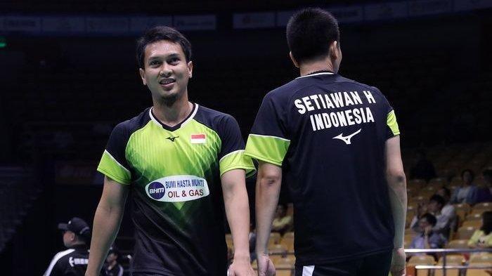 Pasangan ganda putra Indonesia, Mohammad Ahsan/Hendra Setiawan