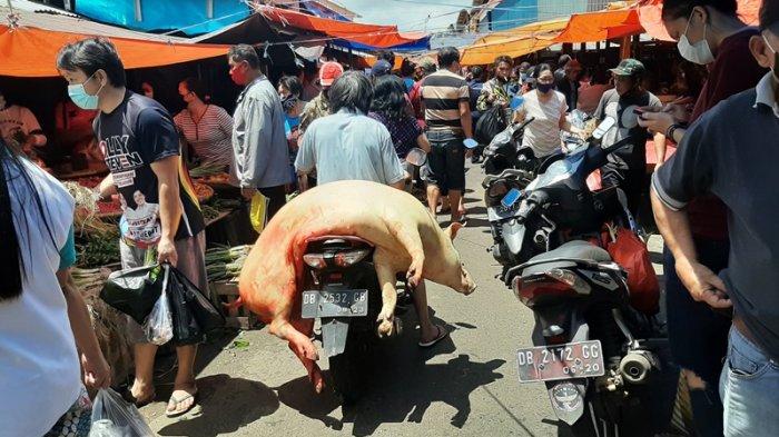 Pasar Beriman Wilken Tomohon jelang Paskah