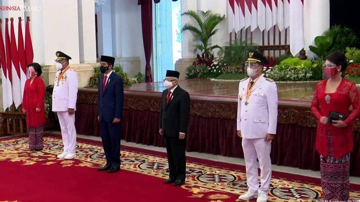 Pelantikan Olly Dondokambey SE dan Drs Steven Kandouw sebagai Gubernur dan Wakil Gubernur Sulut periode 2021-2021.