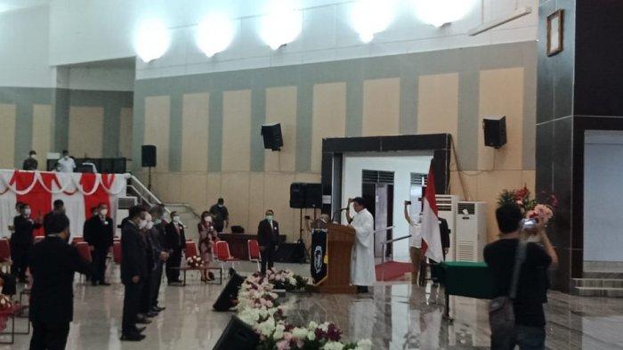 Pelantikan pengurus DDP PIKI Sulut di ruang Mapalus Kantor Gubernur Sulut, Selasa (6/4/2021).