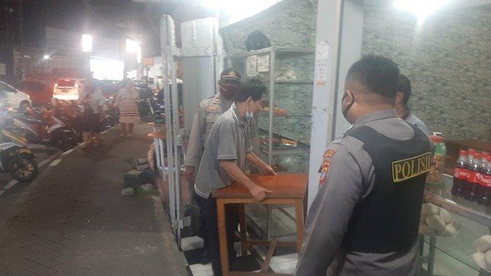 Penerapan PPKM di Tomohon salah satunya pembatasan jam operasional.