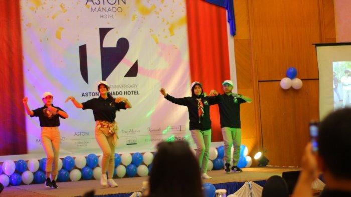 Perayaan HUT ke-12 Aston Manado, Sabtu (01/05/2021).