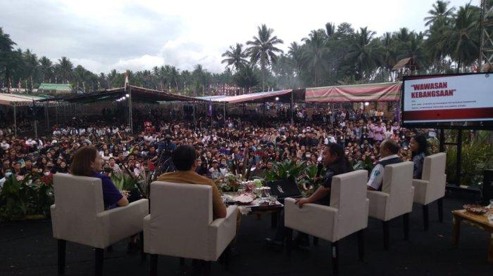 Perkemahan Kreatif Remaja Sinode GMIM di Senayan Lobu Mitra Sulawesi Utara