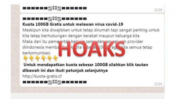 Contoh hoaks.
