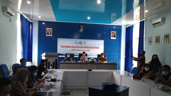 Politeknik Kelautan dan Perikanan Bitung menggelar kordinasi penerimaan taruna baru khususnya pelaku utama putra putri anak nelayan serta pengelola dan pembudidaya ikan bersama DPRD Sulut Komisi II.