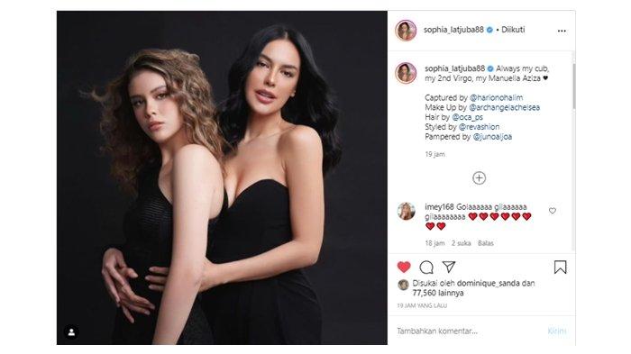 Potret cantik Manuella Aziza dan Sophia Latuba