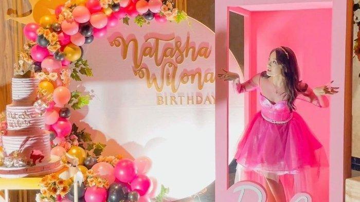 Potret dekorasi pesta ulang tahun Natasha Wilona.