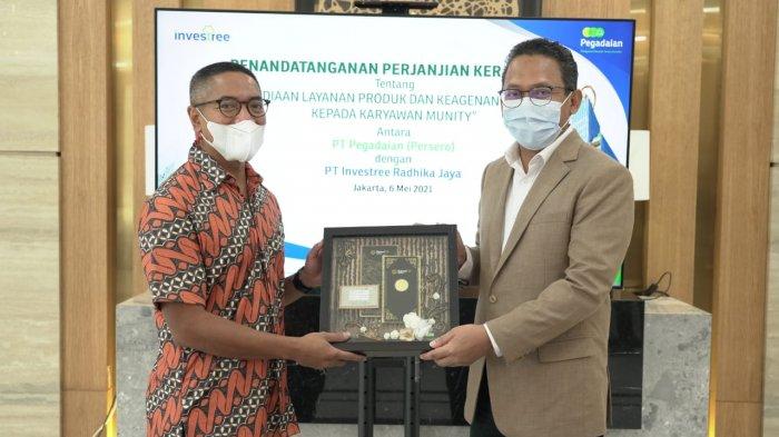PT Pegadaian Persero menjalin kerja sama dengan PT Investree Radhika Jaya.