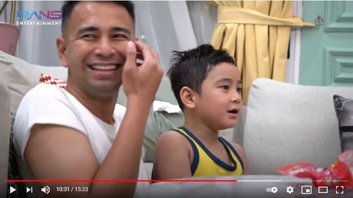 Raffi Ahmad tertawa dengar jawaban polos Rafathar