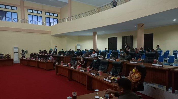 Rapat Paripurna APBD 2021 Dewan Perwakilan Rakyat Daerah (DPRD) Bolmong.