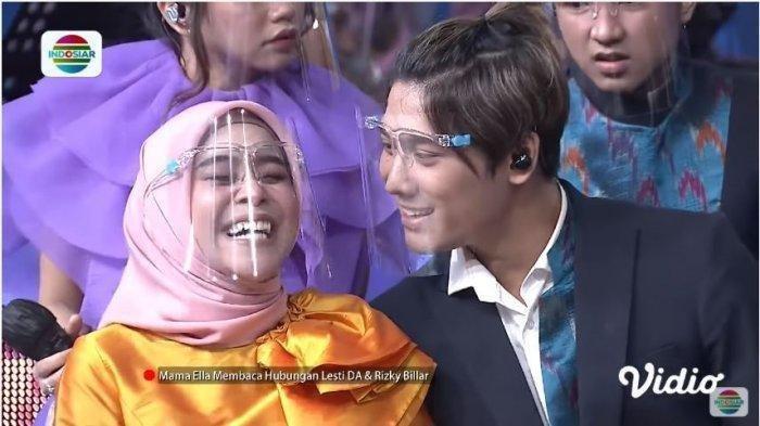 FOTO Rizky Billar dan Lesti Kejora dalam acara 'Semarak Indosiar'.