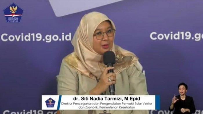 Juru bicara Kemenkes, dr. Siti Nadia Tarmizi