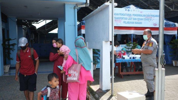 Swab Antigen di Pelabuhan Manado, Kota Manado, Sulawesi Utara, Minggu (4/6/2021).