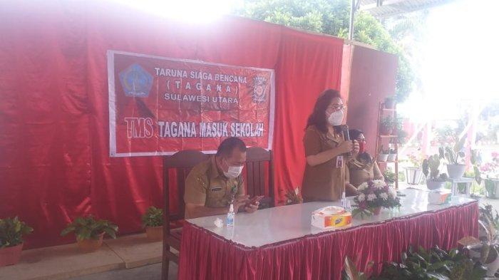 Dinas Sosial Provinsi Sulawesi Utara (Sulut) menggelar kegiatan Tagana Masuk Sekolah.