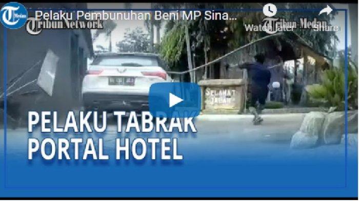 Terekam CCTV Detik-detik Pelaku Pembunuh Beni MP Sinambela Kabur, Warga Bikin ini Tapi Tak Berhasil