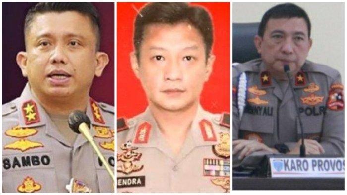 Dari kiri ke kanan: Irjen Ferdy Sambo, Brigjen Hendra Kurniawan, Brigjen Benny Ali. Inilah sosok dan profil tiga perwira tinggi yang dimutasi Kapolri. Mereka adalah Irjen Ferdy Sambo, Brigjen Hendra Kurniawan, dan Brigjen Benny Ali.