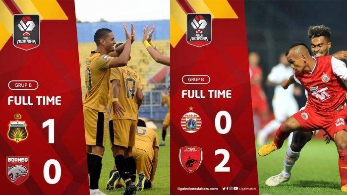Update Hasil Pertandingan Grup B Piala Menpora 2021 Senin 22 Maret 2021