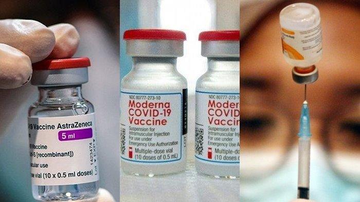 vaksin astrazeneca, moderna, dan sinovac