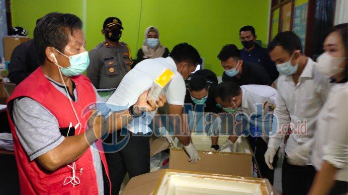 Vaksin Covid 19 Tiba di Kota Kotamobagu Sulut malam ini Rabu (27/1/2021).