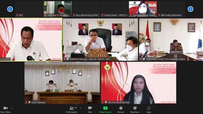 Wagub Sulut mengikuti rapat bersama BPK RI Perwakilan Sulut