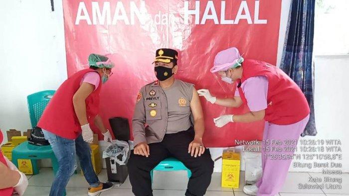 Wakapolres Bitung Kompol Prevlly Tampanguma