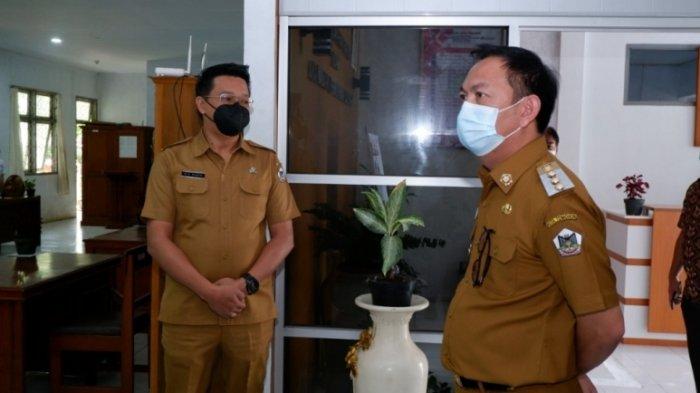 Wali Kota Tomohon Caroll Senduk melakukan inspeksi mendadak di sejumlah Kantor Satuan Kerja Perangkat Daerah (SKPD), Senin (22/3/2021).