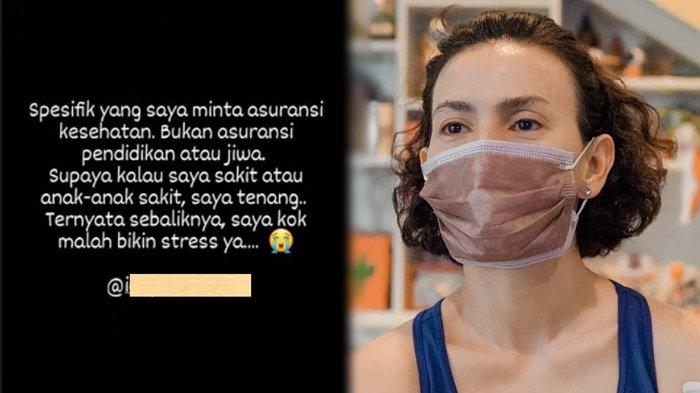 Wanda Hamidah akui menyesal ikut asuransi kesehatan, Senin (11/10/2021).