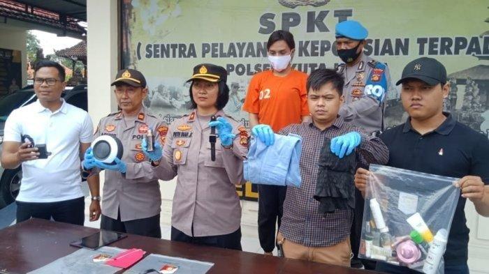 Waria Asal Manado Ditangkap Polisi Kuta Utara, Badung, Bali karena Mencuri di Villa.