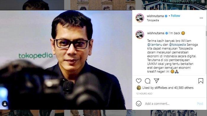 Wishnutama Kusubandio Komisaris Tokopedia