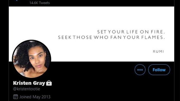 Akun Twitter Kristen Gray