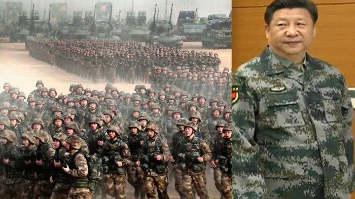 Tentara China dan Xi Jinping.