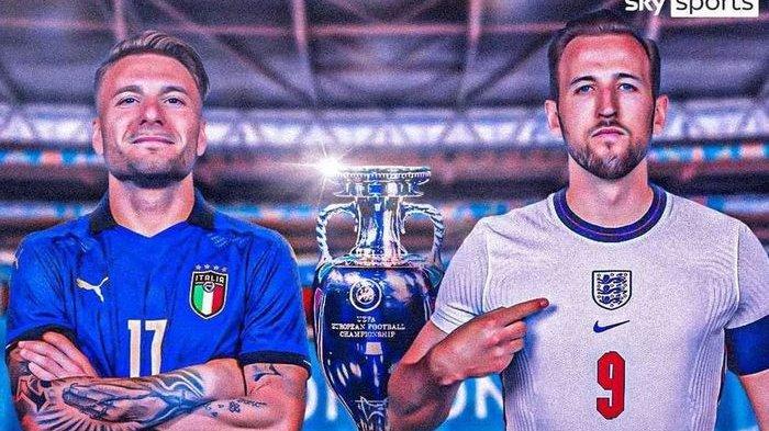 Jadwal final EURO 2020 yang mempertemukan Italia vs Inggris, prediksi head to head, live RCTI