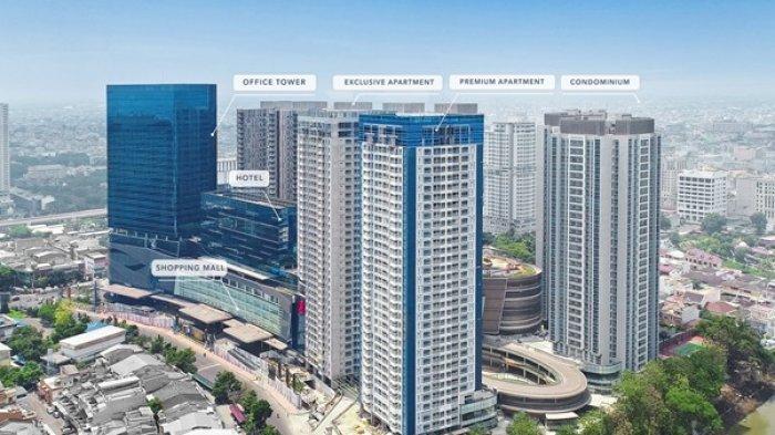 Kawasan terpadu Podomoro City Deli Medan tampak dari udara