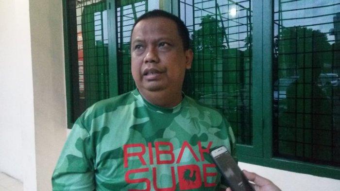 Manajer PSMS Medan Mulyadi Simatupang saat di Kebun Bunga, Jumat (23/10/2020).