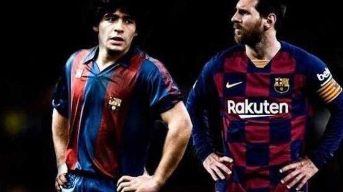 Terkenang Momen Gol Indah Maradona saat Bela Barcelona, Gol Tangan Tuhan Ditiru Messi