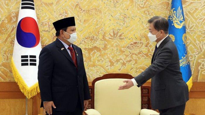BAHAS Proyek Jet Tempur Korea Indonesia KF-X/IF-X, Prabowo Disambut Hangat Menhan & Presiden Korea
