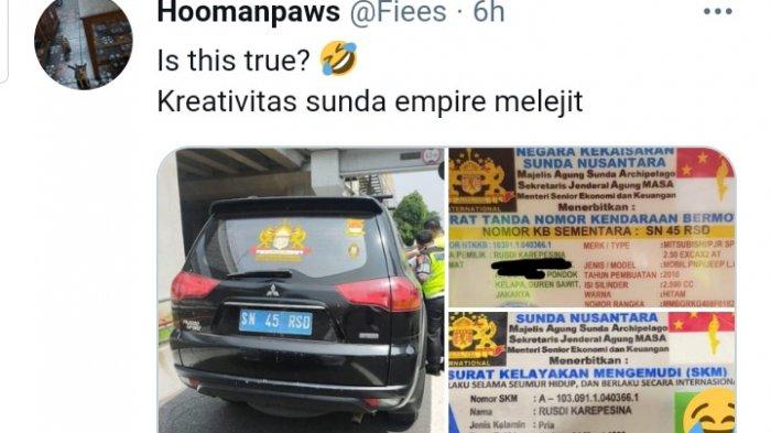 Mobil Pajero dan Kartu Identitas Milik Sunda Empire