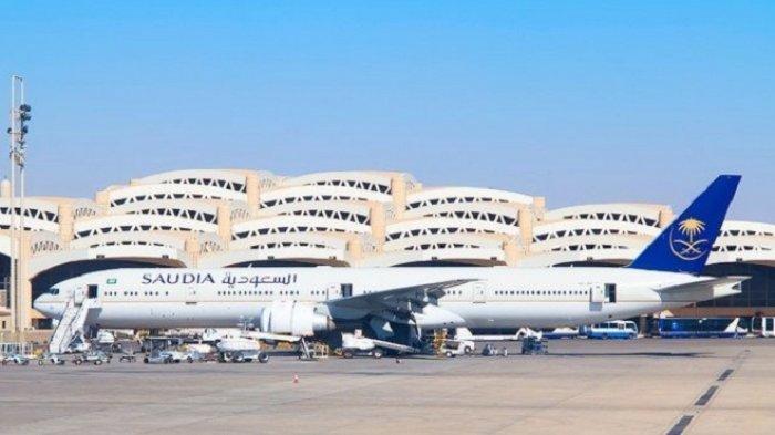 PENERBANGAN Ditutup, Nasib WNI di Arab Saudi tak Bisa Pulang ke Tanah Air, Gegara Varian Baru Corona. Foto Dok. Bandara Riyadh Arab Saudi