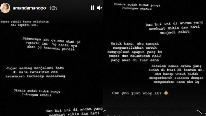 POSTINGAN Amanda Manopo di instagram